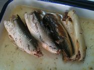 A UE certificou peixes enlatados cavala na ômega saudável do coração alto da salmoura - 3 ácidos gordos